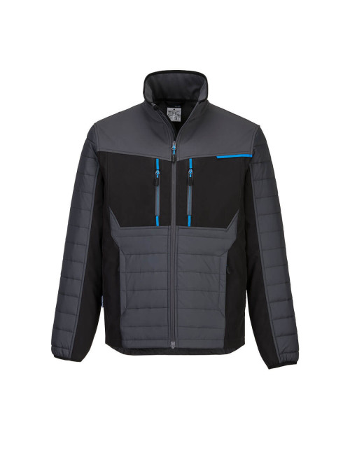 Baffle wx3 hybrid jacket metallic grey Portwest