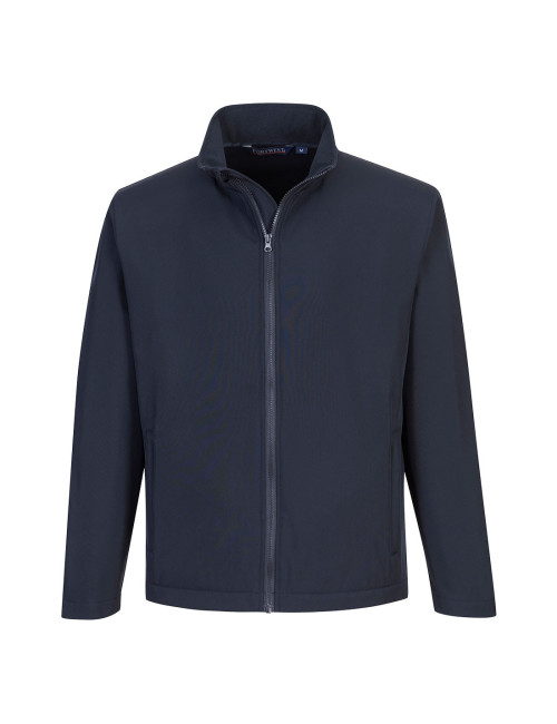 Double layer softshell print &amp; promo navy Portwest