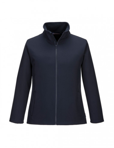 Double layer softshell print &amp; promo navy Portwest