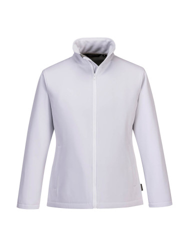 Zweilagiges Print- und Promo-Softshell-Sweatshirt in Weiß von Portwest