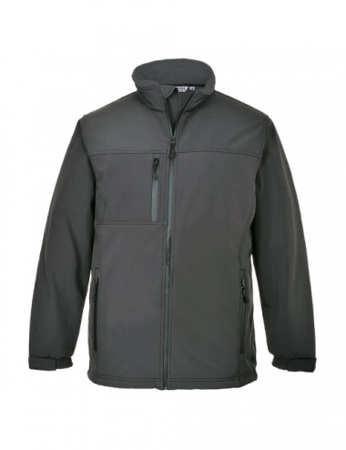 Softshell jacket (3l). gray Portwest