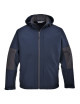 Softshell mit Kapuze (3l). marineblauer Portwest