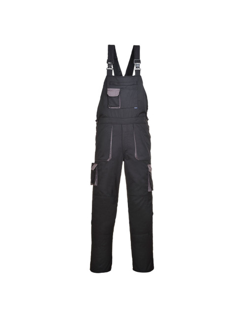 Zweifarbige Texo-Latzhose schwarz Portwest Portwest