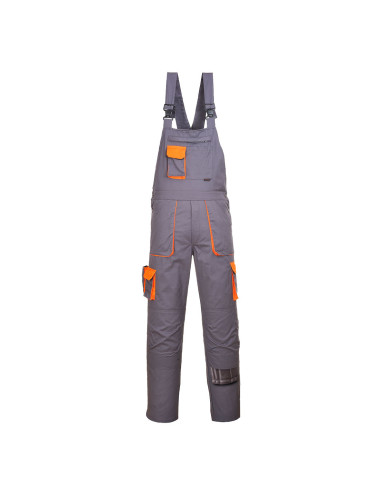 Two-tone bib pants texo grey Portwest Portwest