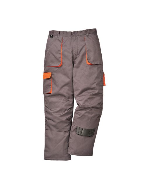 Isolierte Texas-Hose. Grauer Portwest Portwest