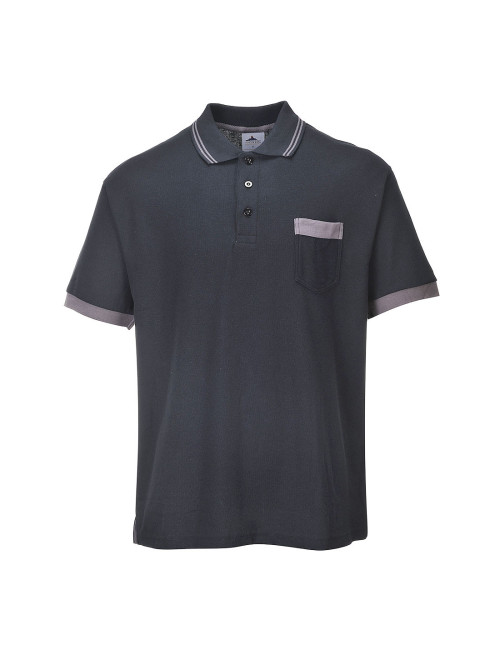 Kontrast-Texo-Poloshirt schwarz Portwest Portwest