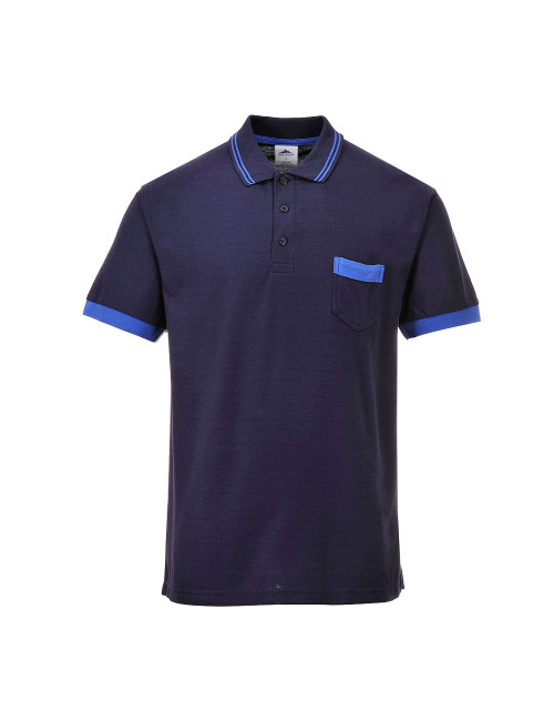 Texo contrast polo shirt navy Portwest Portwest