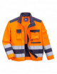 Warnschutz-Sweatshirt „Lille“ in Orange/Marineblau von Portwest
