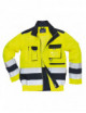 2Lille-Gelb/Marineblaues Portwest-Sweatshirt mit hoher Sichtbarkeit