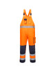 Dijon hi-vis dungarees. orange/navy blue Portwest