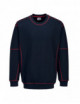Zweifarbiges Portwest-Sweatshirt in Marineblau/Rot
