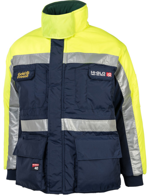 Bekleidung Kühlhausjacke Goldfreeze Hi-Glo 40 Freezer, bis -83,3