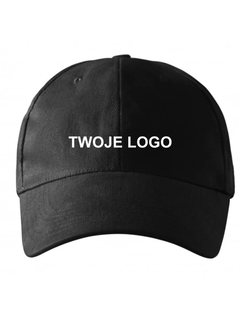 Baseball cap with logo print computer embroidery