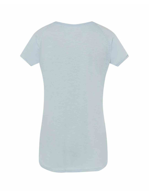 Koszulka damska tsulslb urban slub lady skn - sky blue neon Jhk