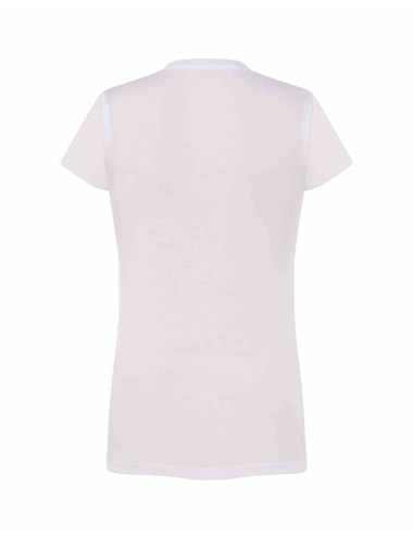 Women`s t-shirt sublimation subli comfort lady white efficient Jhk