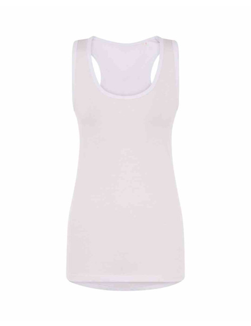 T-Shirt Sublimation Subli V-Ausschnitt Top weiß effizient JHK