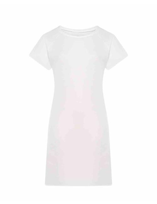 Damen-Sublimations-T-Shirt Subli-Kleid weiß effizient JHK