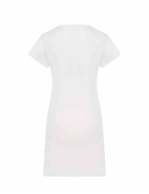 Damen-Sublimations-T-Shirt Subli-Kleid weiß effizient JHK