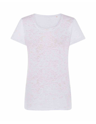 Damen-Sublimations-T-Shirt Subli Burn Out weiß effizient JHK
