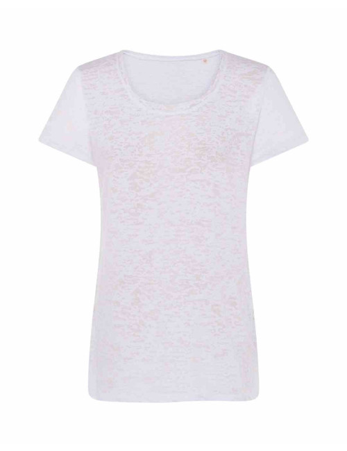 Damen-Sublimations-T-Shirt Subli Burn Out weiß effizient JHK