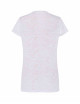 Women`s t-shirt sublimation subli burn out white efficient Jhk