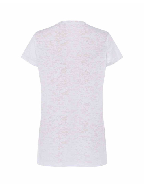 Damen-Sublimations-T-Shirt Subli Burn Out weiß effizient JHK