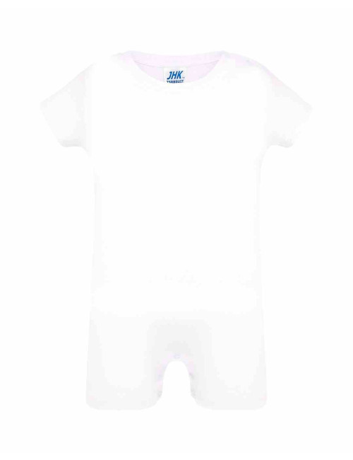 Baby body playsuit wh white Jhk