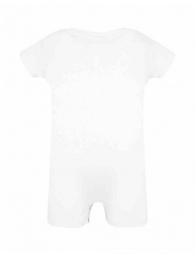 Baby body playsuit wh white Jhk