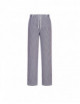 Bromley blue check chef trousers Portwest
