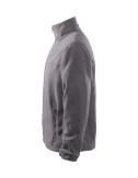 2Men`s fleece jacket 501 steel Adler Rimeck