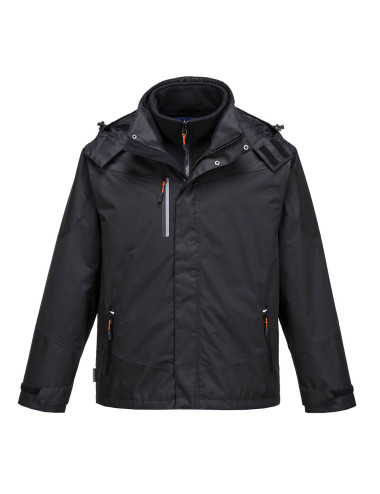 Portwest 3-in-1-Radialjacke in Schwarz