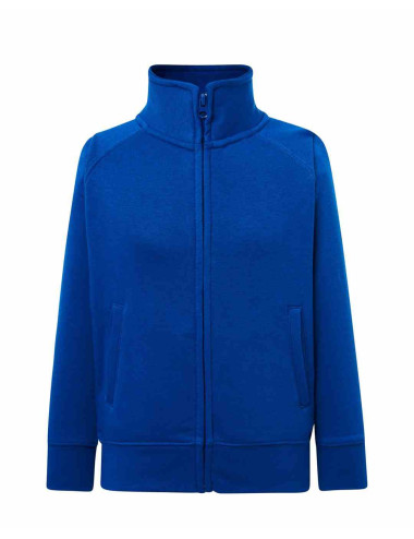 "JHK Royal Blue Kids Full Zip Sweatshirt - Customizable with Embroide