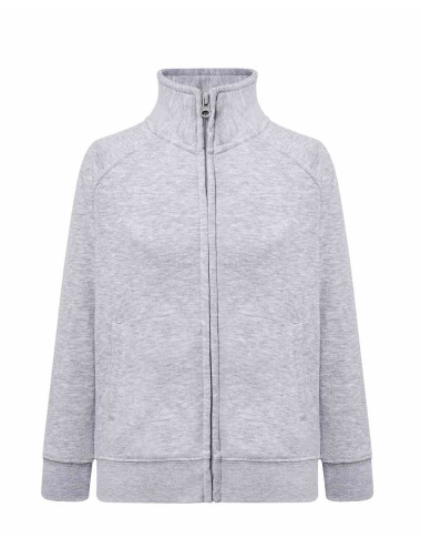 Bluza dresowa dziecięca kid full zip as - ash melange Jhk
