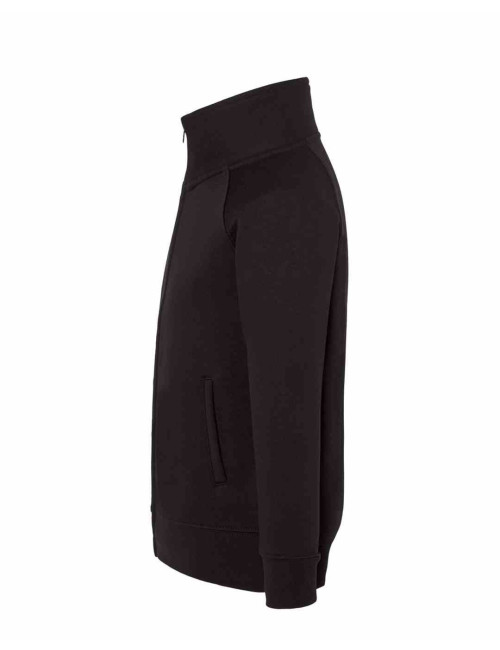 Bluza dresowa dziecięca kid full zip bk - black Jhk
