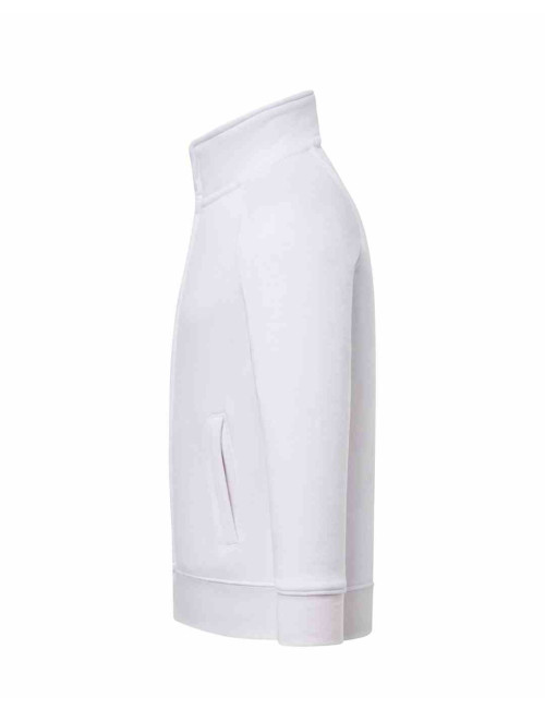 Bluza dresowa dziecięca kid full zip wh white Jhk