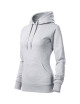 Damen-Sweatshirt-Umhang 414 hellgrau meliert Adler Malfini®