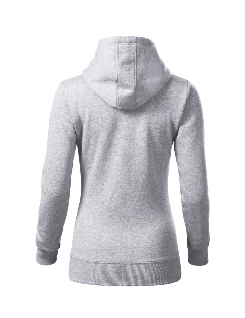 Damen-Sweatshirt-Umhang 414 hellgrau meliert Adler Malfini®