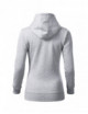 2Women`s sweatshirt cape 414 light gray melange Adler Malfini®