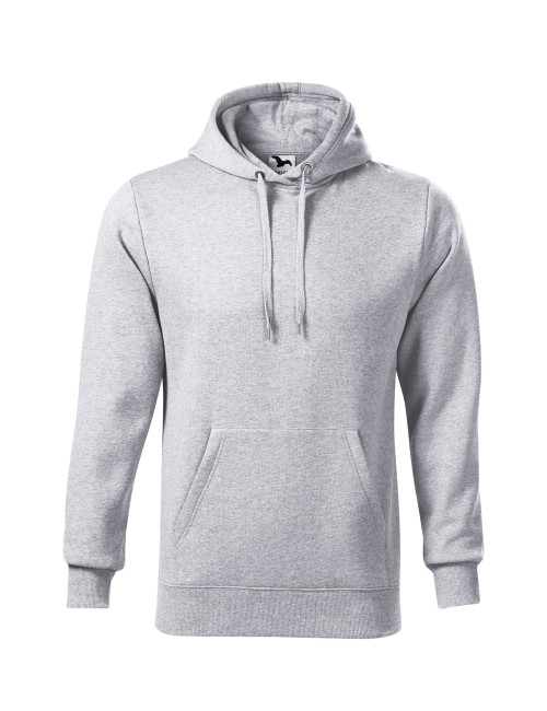 Men`s hoodie cape 413 light gray melange Adler Malfini®