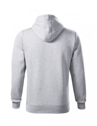 Men`s hoodie cape 413 light gray melange Adler Malfini®