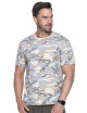 Crimson cut men`s t-shirt CAMO JASNY CAMO military embroidery print