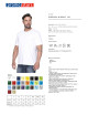 Promostars men`s t-shirt HEAVY 170 WHITE under embroidery with a logo print