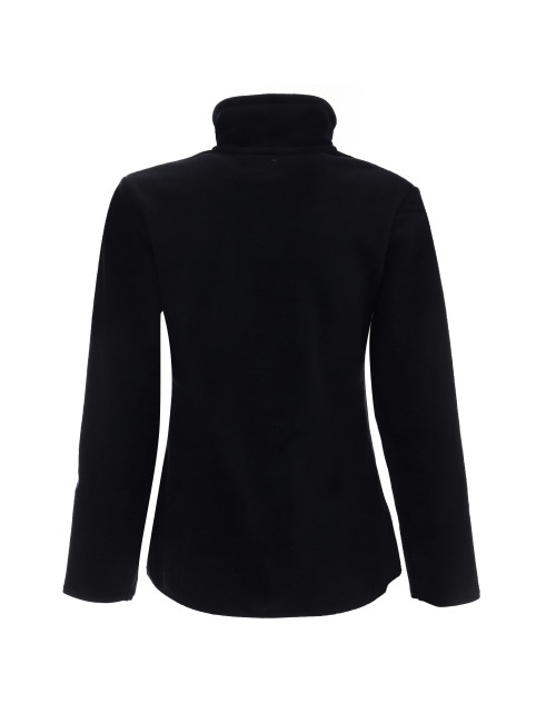 Promostars warmes Damen-Fleece FOXY LADY BLACK 450g Logo-Stickerei