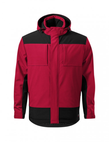 Vertex w55 men`s winter softshell jacket marlboro red Malfini Rimeck®