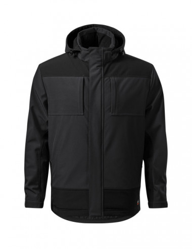 Men`s vertex w55 winter softshell jacket ebony gray Malfini Rimeck®