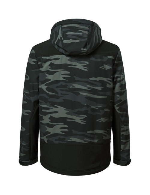 Herren-Winter-Softshelljacke Vertex Camo W56 Camouflage Dunkelgrau Malfini Rimeck®