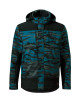 Zimowa kurtka softshellowa męska vertex camo w56 camouflage petrol Malfini Rimeck®