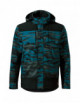 Men`s winter softshell jacket vertex camo w56 camouflage petrol Malfini Rimeck®