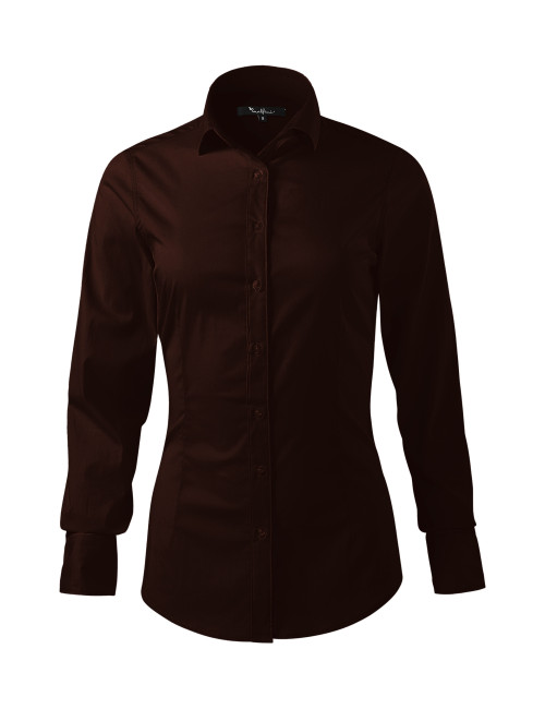 Premium® women`s shirt dynamic 263 coffee Adler Malfini