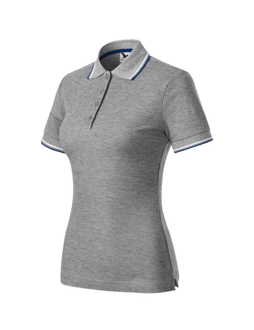 Damen-Poloshirt Focus 233 Dunkelgrau Melange Adler Malfini®